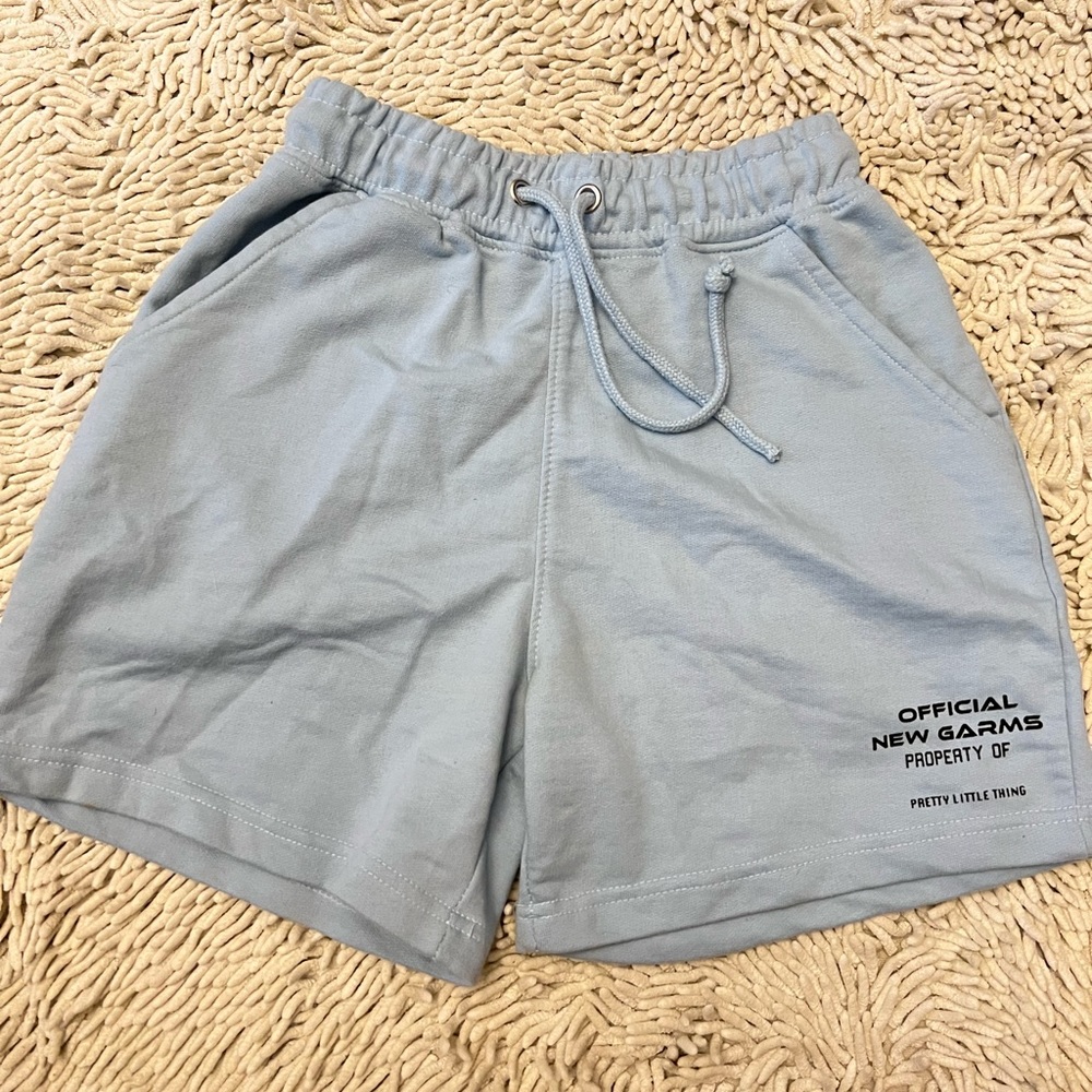 PLT shorts - baby blue